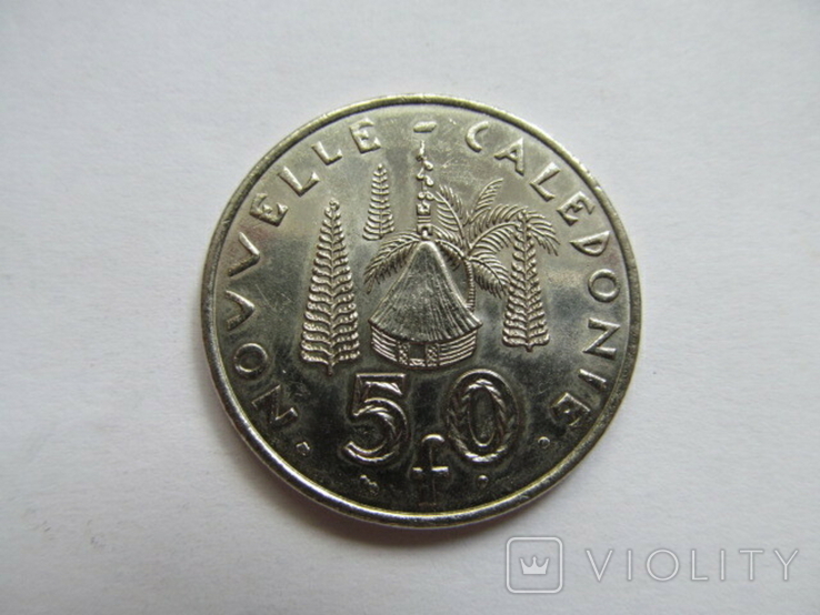 Нова Каледонія 50 франків 2001 рік, фото №2