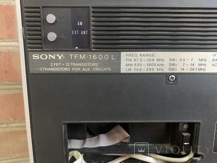 Приёмник Sony TFM-1600L Токіо Японія, фото №11