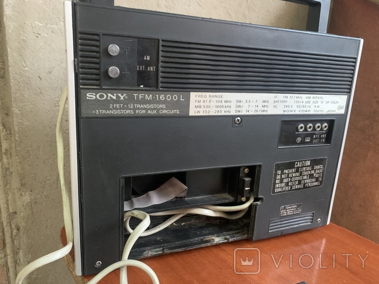 Приёмник Sony TFM-1600L Токіо Японія, фото №12