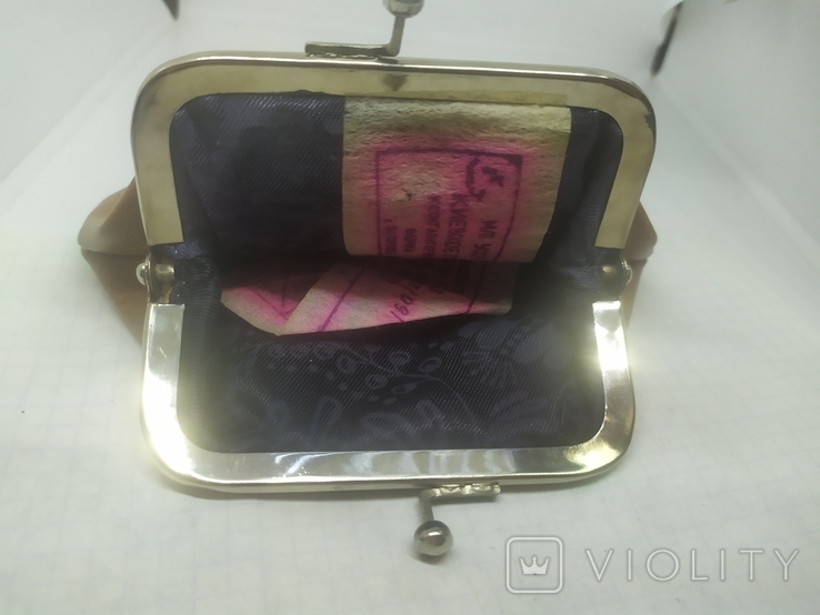 Винтажный кошелек в новом состоянии. СССР. 125х105мм, фото №6