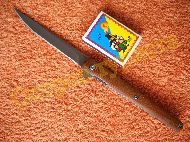 Нож складной полуавтомат Флиппер M390 с чехлом 18096, фото №5