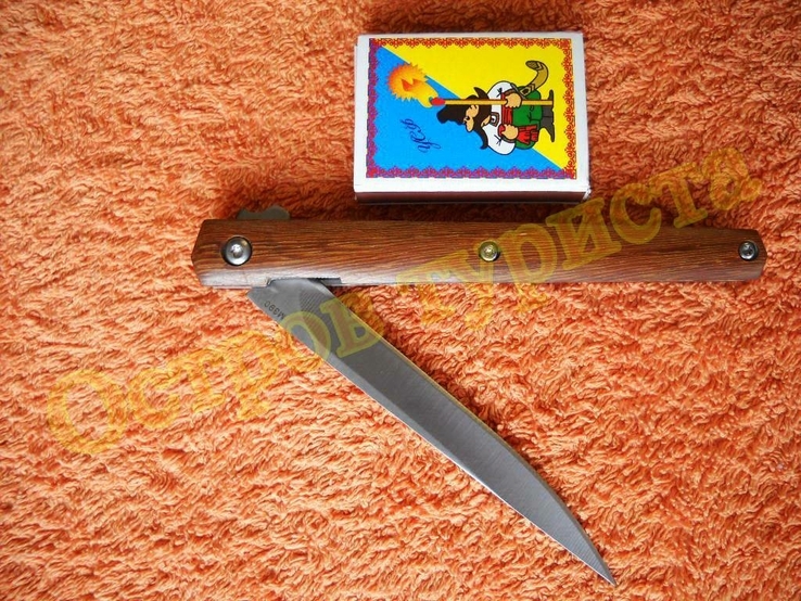 Нож складной полуавтомат Флиппер M390 с чехлом 18096, фото №9