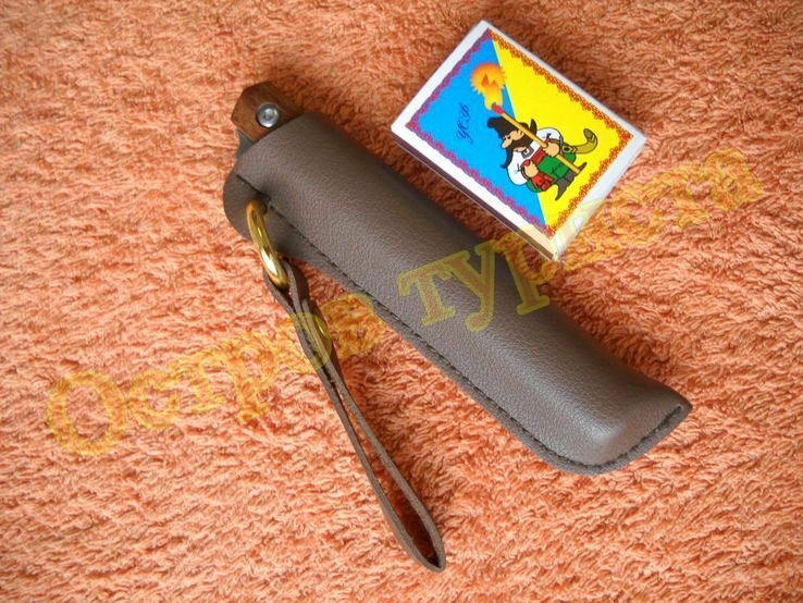 Нож складной полуавтомат Флиппер M390 с чехлом 18096, фото №12