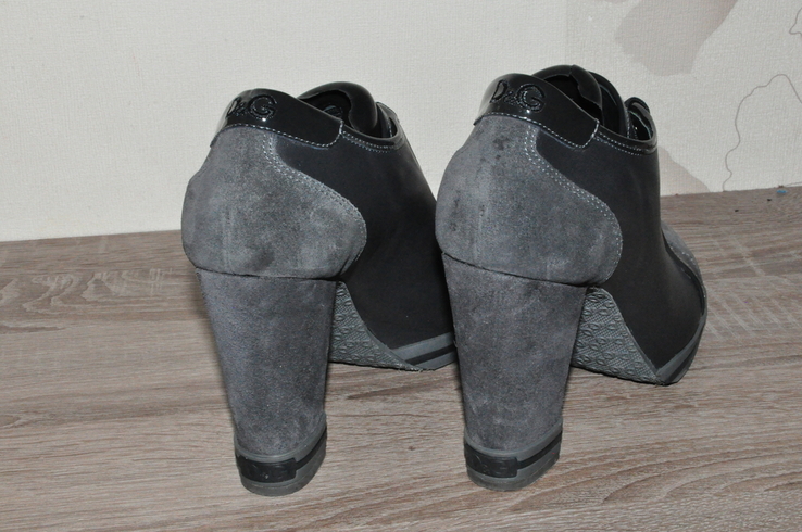 Эксклюзив. Dolce Gabbana (DG) 25 см. кожа. шикарные ботильоны, ботинки, туфли., фото №5