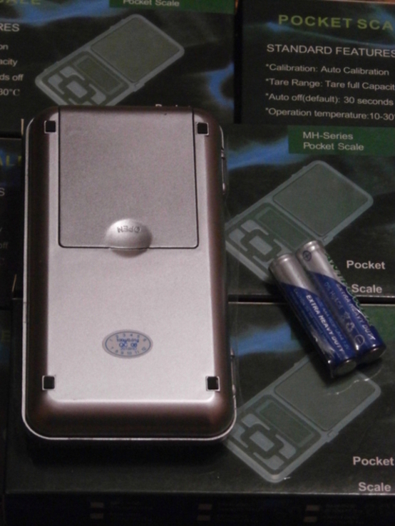 Ювелирные карманные весы Pocket Scale MH-100 0,01-100г с батерейками, numer zdjęcia 3