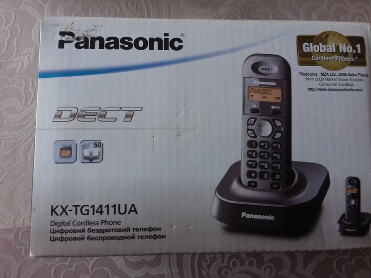 Радіотелефон Panasonic KX-TG1411, фото №2