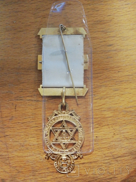 Масонская медаль. (Д8), фото №3