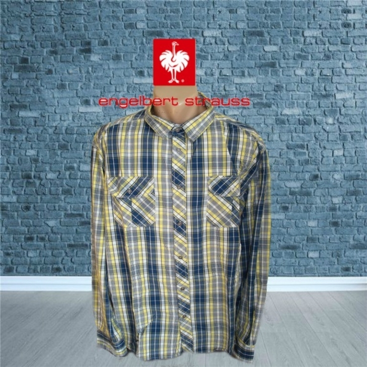 Engelbert Strauss Стильная мужская рубашка дл рукав 2 кармана XL, фото №2