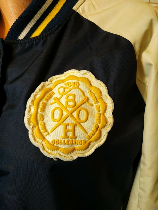 Куртка клубная спортивная. Бомбер утепленный SOHO нейлон р-р 44(состояние нового), фото №6