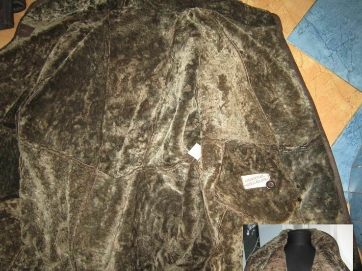 Большая натуральная женская дублёнка Original Shearling. Италия. Лот 21, фото №3