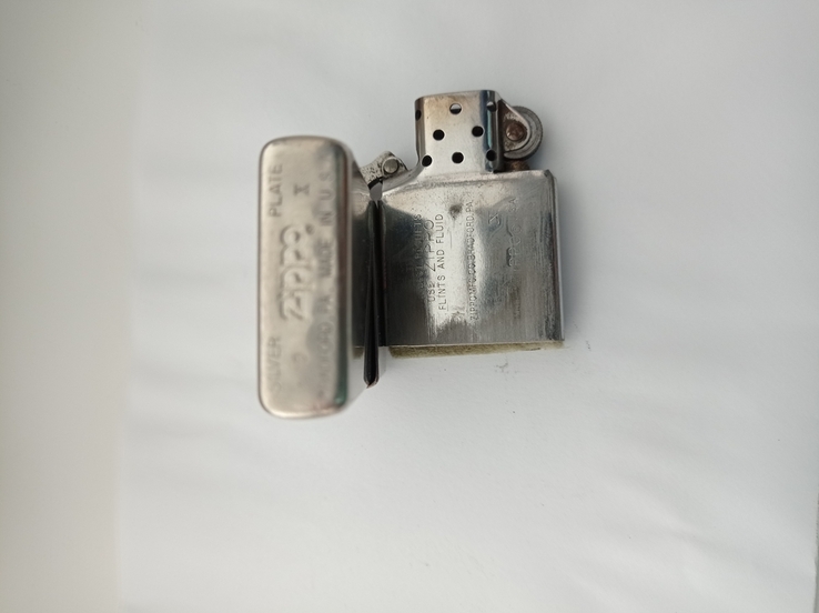 Зажигалка бензиновая серебро Zippo, фото №8