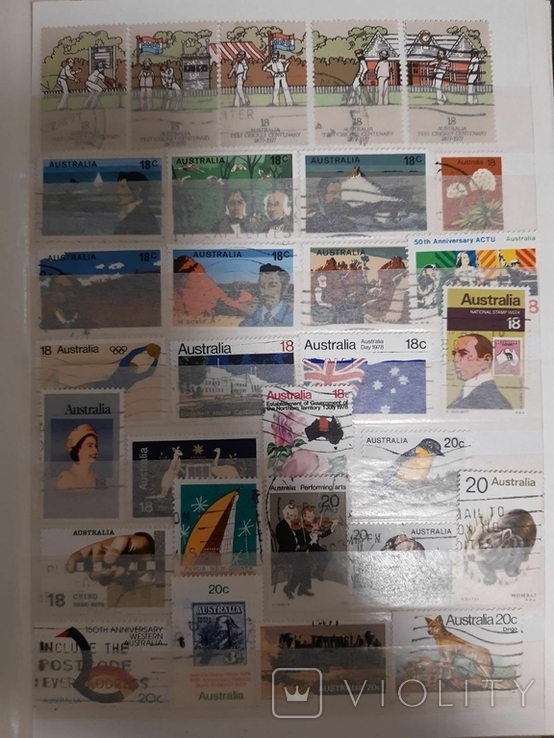 Поштові марки Австралія 180 шт., фото №3