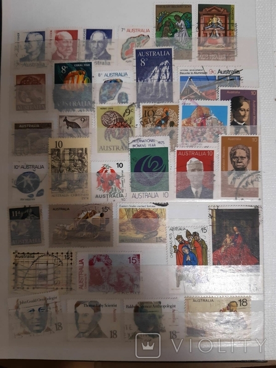 Поштові марки Австралія 180 шт., фото №2