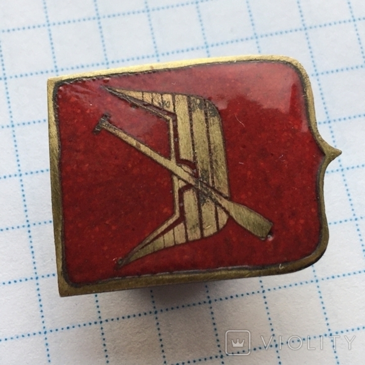Знак герб города Лодзь тяж.метал эмаль закрутка Польша, photo number 3