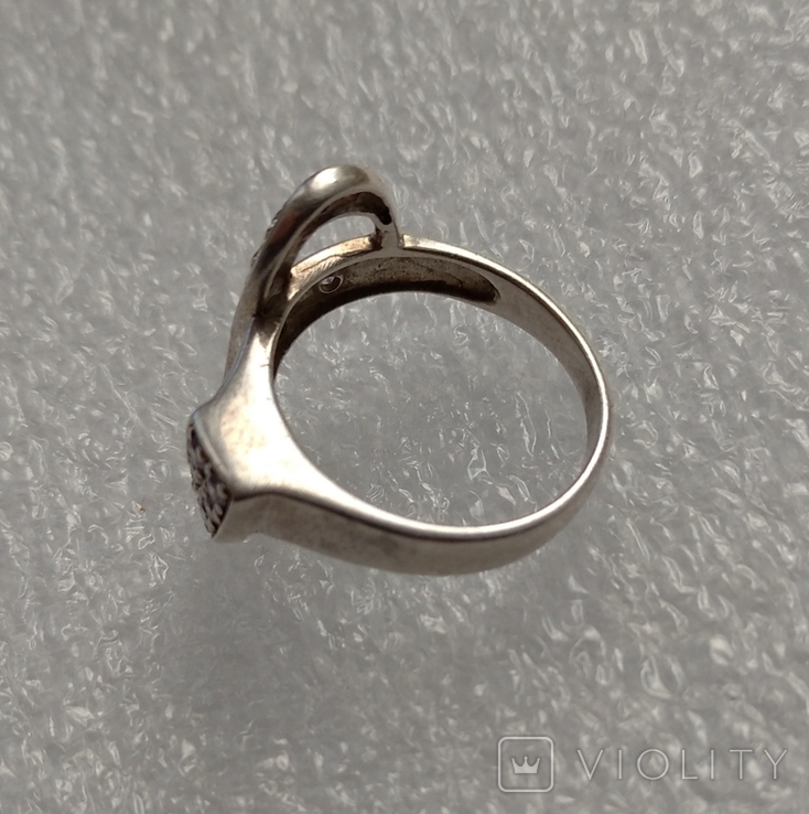Кольцо серебряное, фото №11