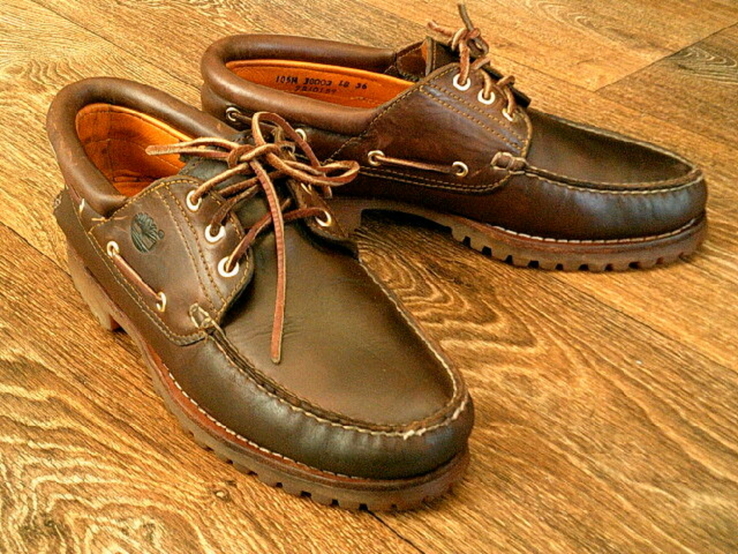 Timberland (оригинал) - кожаные ботинки разм.43, фото №3