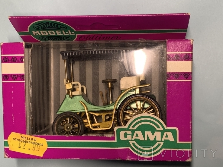 Gama Mini Mod N°9390 - Renault Floride Cabriolet Dorée échelle 1/43