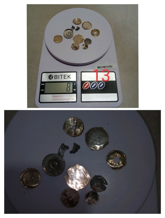 Посріблені контакти 1440 грам, з електричних автоматів ссср, photo number 8