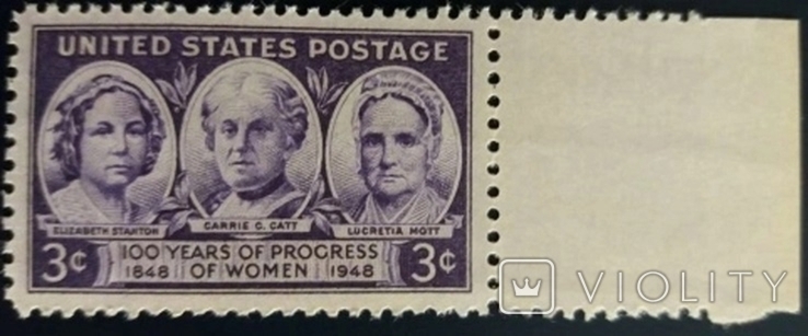США 1948 г., Прогресс женщин, MNH
