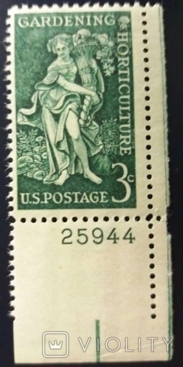 США 1958 г., Садоводство и огородничество, MNH