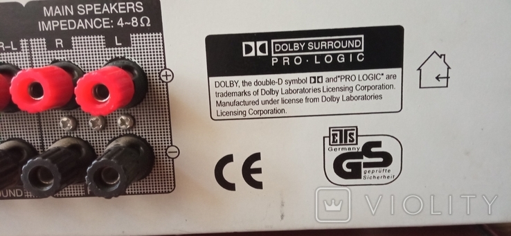 AV - ресивер усилитель CAT CS-900 Dolby Surround Pro-Logic 2х75вт 8ом., фото №6