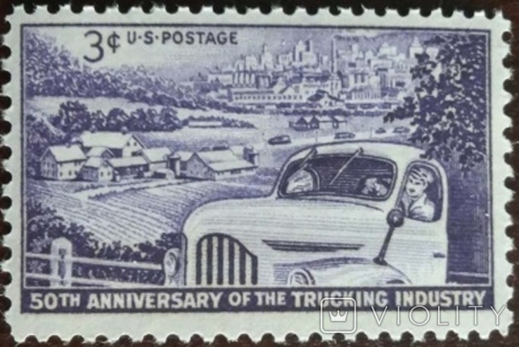 США 1953 г., Грузовик, MNH