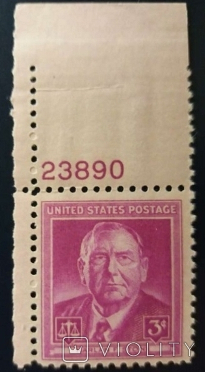 США 1948 г., Харлан Фиске Стоун, судья Верховного суда, MNH