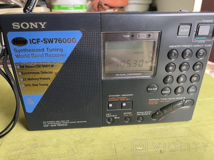 Радиоприёмник Sony ICF-SW7600G