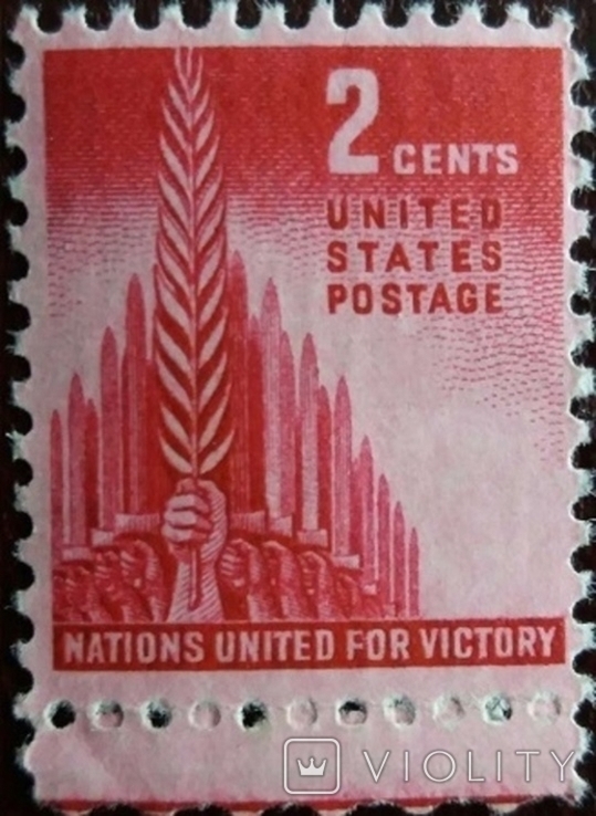 США 1943 г., Победа Наций , MNH