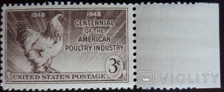 США 1948 г., Brahma Rooster, MNH