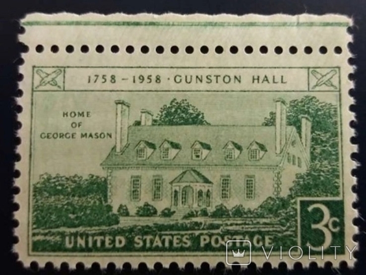 США 1958 г., Ганстон-холл, MNH