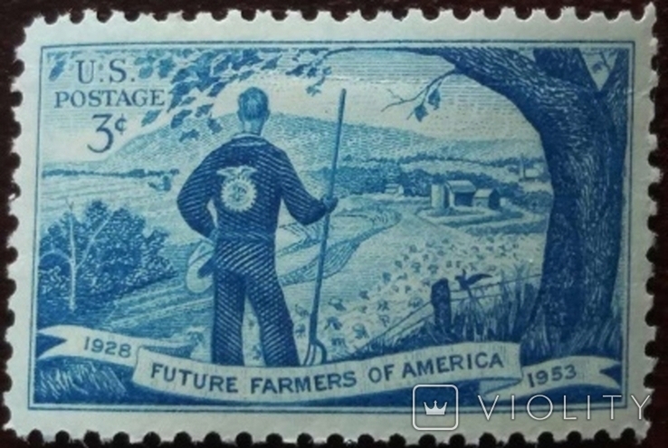 США 1953 г., Фермер, MNH