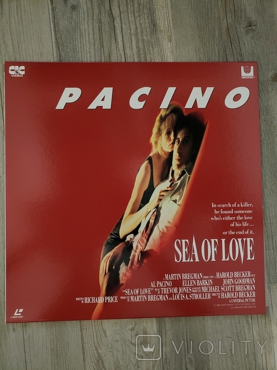 Лазердиск LD Laserdisc фільм Sea of Love Al Pacino