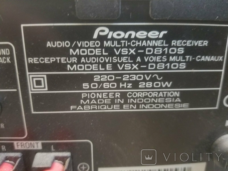 AV-ресивер Pioneer VSX- D810S, фото №8