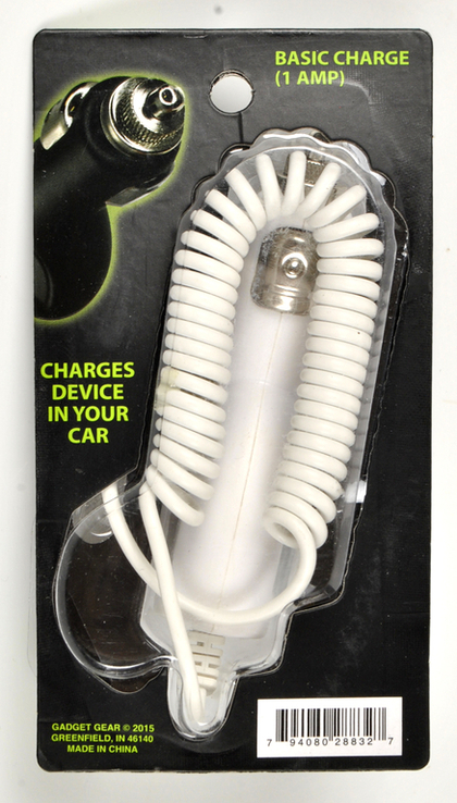 Автомобильное зарядное устройство micro USB 1A Gadget Gear, numer zdjęcia 3