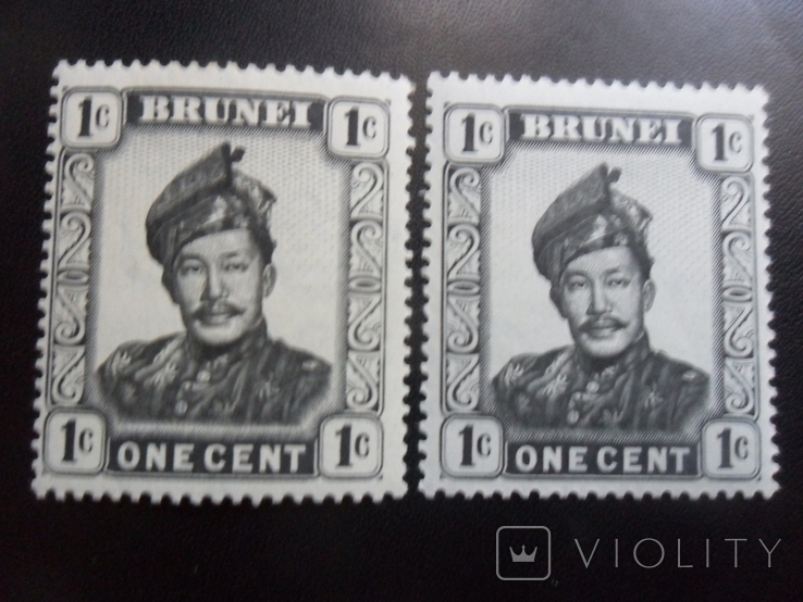 Британские колонии. Бруней. марки MLH . Разные