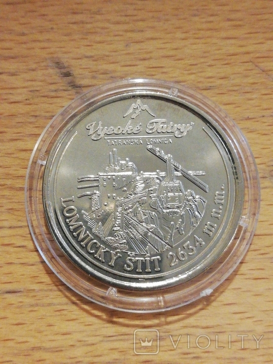 Высокие Татры, Словакия, Монетовидная медаль., фото №2