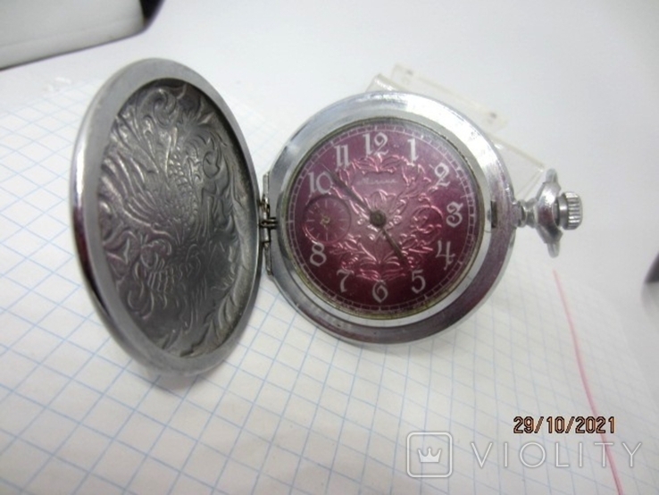 Pocket watch zipper USSR 1980-89, photo number 2
