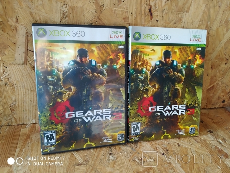 Диск с игрой " Gears war " на xbox360, фото №2