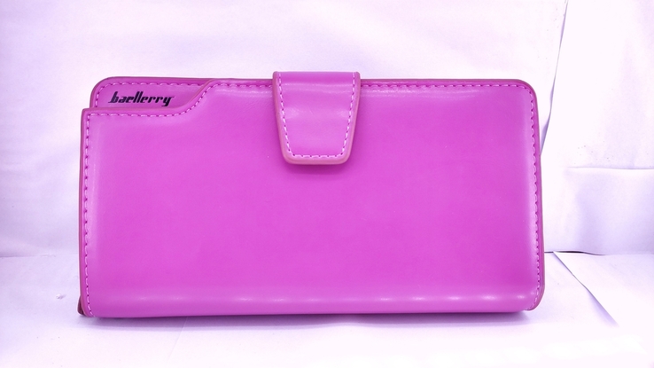 Женское портмоне, кошелёк клатч Baellerry розовый, фото №3