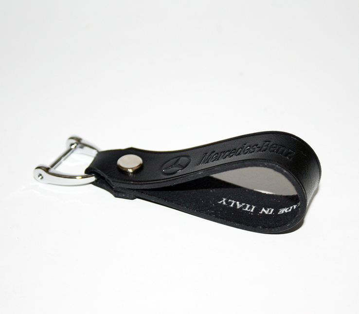 Брелок Mercedes Benz кожаный для авто ключа, фото №5