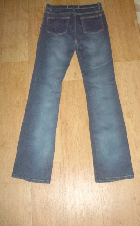 Lexus стильные джинсы женские синие высокая посадка w 31 l 32, numer zdjęcia 3