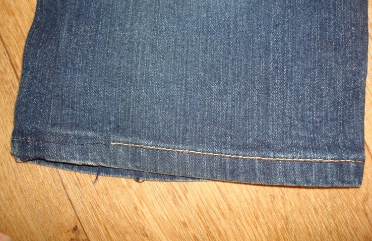 Lexus стильные джинсы женские синие высокая посадка w 31 l 32, фото №8