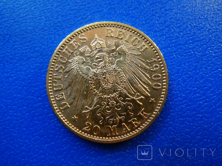 20 марок. 1900 год. Бавария., фото №10