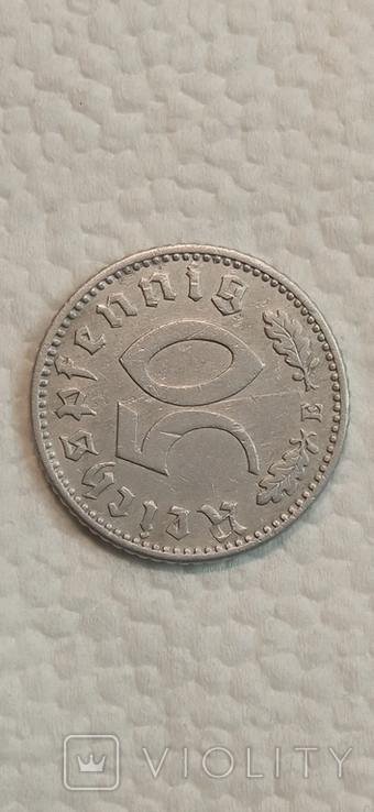 50 Reichspfennig (E) 1941 Germany - the Third Reich., photo number 4