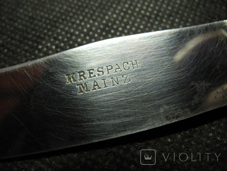 Нож для масла Krespach Mainz. 3 рейх., фото №8
