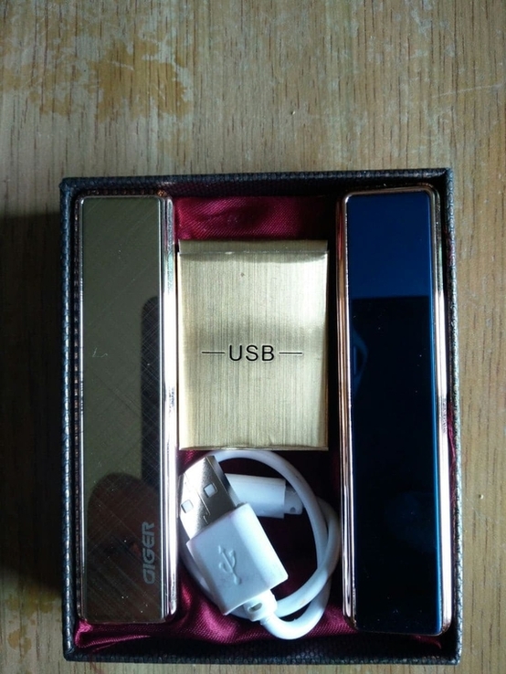 Электронные зажигалки набор 2 штуки подзарядка USB, photo number 2