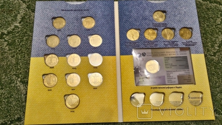 Полная коллекция монет одна гривна в новом альбоме 10 фактов о гривне, фото №2