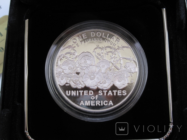 1 доллар США (серебро): "Первая мировая война" (2018 г.), фото №6