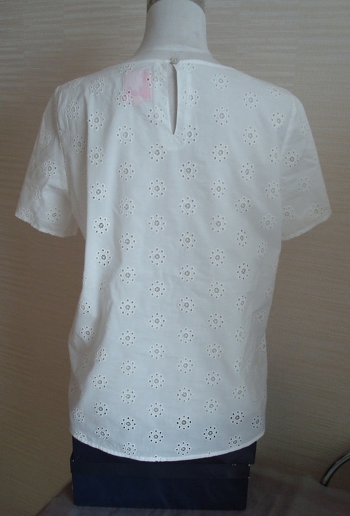 Lieblingsstuck Красивая женская блузка прошва бело молочная 46/48, photo number 5